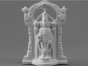 Venkateswara destructor pecados balaji Dios hindú hinduismo India indio vishnu 3d print model - Mito3D