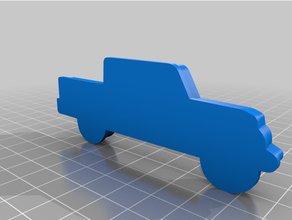 jeep gladiator cookie cutter 3d print model - Mito3D