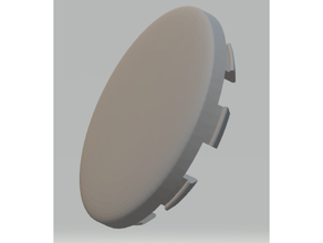 merkez hub şapka tekerlek 45mm 3d print model - Mito3D