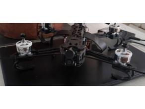 Primavera aterrissagem derrapagens 5in quad zangão fpv estilo livre engrenagem quadcopter 3d print model - Mito3D
