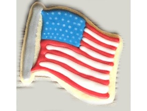 flag pole cookie cutter 3d print model - Mito3D