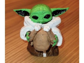 Baby Yoda Erntedankfest Truthahn 3d print model - Mito3D