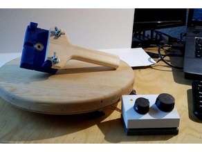 rotary table lazy susan - drehteller drehen fotography teller turning 3d print model - Mito3D