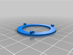 Kandao qoocam 8k substituição lente anel 3d print model - Mito3D
