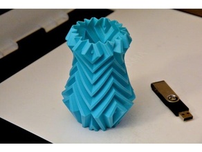 Vase 347 Container Stift Tasse Halter Unterstützung Bleistift 3d print model - Mito3D