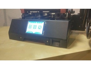 i3 méga solide Cadre anycubic base ventilateur monter 3d print model - Mito3D