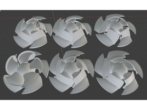 conique clôture CPU ventilateur séries 120mm compétition compétitif tournage refroidissement conception Majeur Matériel noctua 3d print model - Mito3D
