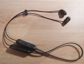 Bluetooth auricolari cavo clip Sony wi c200 auricolare gestione titolare supporto 3d print model - Mito3D