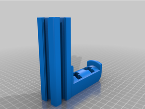 spool holder incl 3030 profile 3d printer 608 bearing filament hypercube evolution 3d print model - Mito3D
