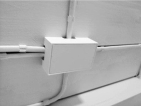 seguridad caja tapa cubierta carcasa funda techo montado cables 3d print model - Mito3D