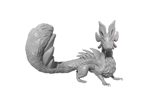 Chibi Mizutsune yaratık dnd Zindanlar ejderhalar minyatür canavar avcı 3d print model - Mito3D