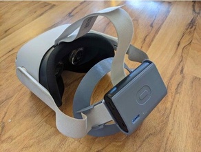 oculus quest 2 elite strap battery mount remixed dtnavida odroidz anker holder oculusquest2 quest2 virtual reality vr headset 3d print model - Mito3D