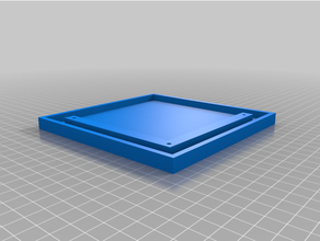 canvas tile holder laser engraver 3d print model - Mito3D