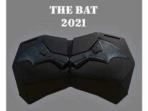 batman 2021 inspiré poitrine logo symbole bandes dessinées cosplay accessoire soutenir arme costume dc 3d print model - Mito3D