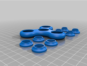 byob fidget spinners spinner toy 3d print model - Mito3D