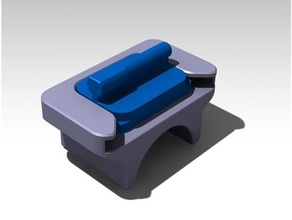 cosmo passeio magnético suporte 3d print model - Mito3D