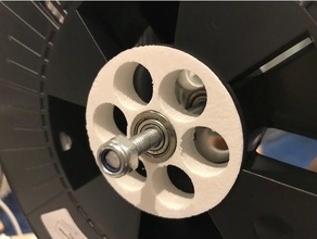 filament spool holder - velleman k8200 3d print model - Mito3D