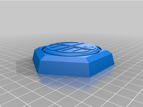 star trek discovery- united earth defence force emblem discovery startrek udef 3d print model - Mito3D