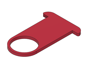 simple molle carabiner loop 3d print model - Mito3D