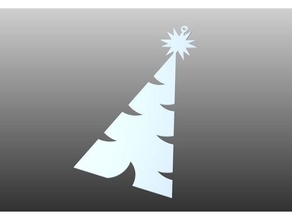 albero di Natale decoração Natal árvore enfeite 3d print model - Mito3D