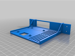 6 polegada prateleira caso bainha pi orifício 3d print model - Mito3D
