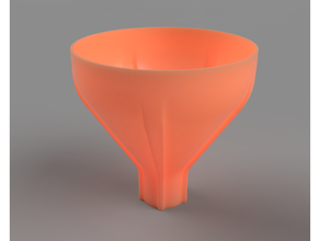 vented funnel vase mode entonnoir pour pouring spiral spiralize 3d print model - Mito3D