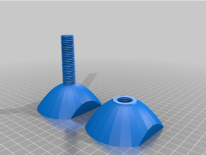 filamento carrete rebobinador ajustable perforar manejar 3d print model - Mito3D