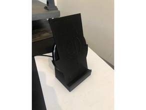 stand qi phone charger iphone phone phone stand qi charger qi wireless charger stand 3d print model - Mito3D