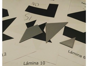 minigramo tangram 3d print model - Mito3D