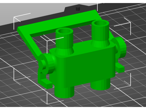 aquarium externe filtre adaptateur 3d print model - Mito3D