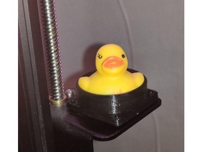 btt rubber duck mount stepper location ender 3 extruder bigtreetech creality created freecad ducky 3d print model - Mito3D