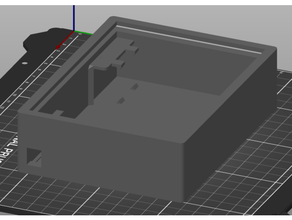 lithophane slide-in box light 3d print model - Mito3D