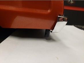 gato rojo sesenta parachoque protector patadas lowrider redcatritud 3d print model - Mito3D