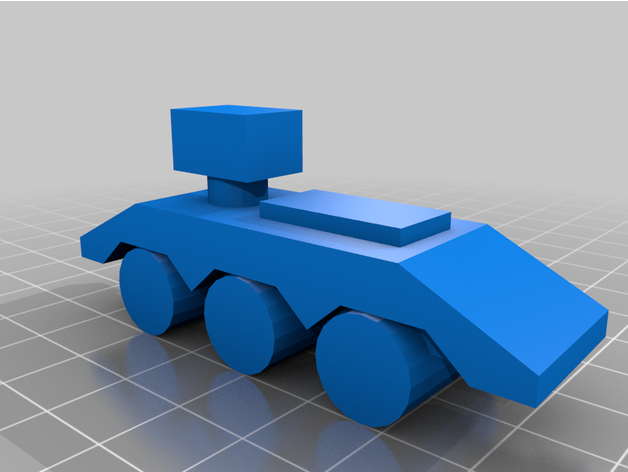 veloce attacco veicolo 3D print model - Mito3D