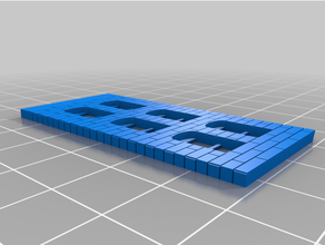 anpassbar modular Gebäude 3d print model - Mito3D