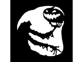 kopflos Jack Laterne Schablone Halloween jack lantern Monster 3d print model - Mito3D