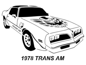 1978 trans estêncil carro veículo 3d print model - Mito3D
