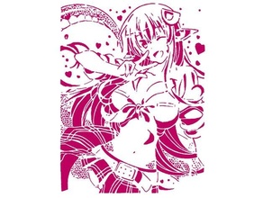mm mia stencil anime lamia manga monstergirl monster musume snake snakegirl 3d print model - Mito3D