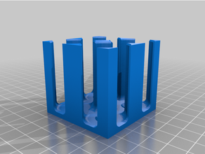 dropper bottle flat rack 3d print model - Mito3D
