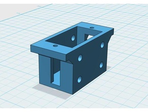 servobox small servo servohalter 3d print model - Mito3D