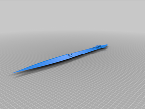 espada personalizada 3d print model - Mito3D