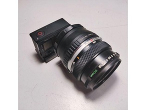 monte cs micro terços mft adaptador Câmera lente 3d print model - Mito3D