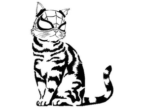 maravilla spider cat plantilla animal gato felino mamífero historietas universo millas morales ps5 compañero araña spidercat hombre spidermanps5 3d print model - Mito3D
