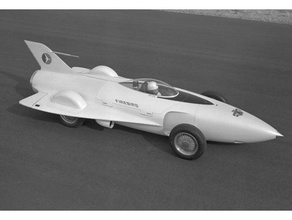 gm Firebird concetto 1954 1951 1952 1953 1955 1956 1957 1958 50s 60s americano macchina chevrolet chevy generale motori Uniti d'America 3d print model - Mito3D