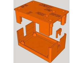 Astuccio guaina rgb shifter tavola elettronica allegato pcb montare 3d print model - Mito3D