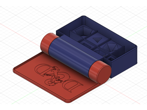 Zindanlar ejderhalar zar Kutu 3d print model - Mito3D