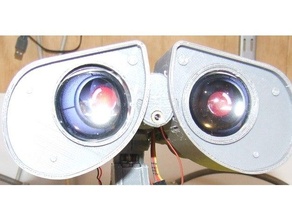 wall-e eyes adafruit 3d print model - Mito3D