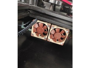 fan adapter 40mm adattatore alfawise u30 condotto 3d print model - Mito3D