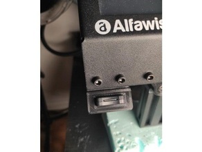 sd extensão adaptador Alfawise u30 pró melhoria alphawise longo lk4 cartão SD suporte 3d print model - Mito3D