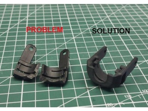 mercedes-benz plastic clamp 0009880676 car repair idling-speed control mercedes benz w124 plug w140 3d print model - Mito3D